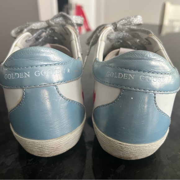 GOLDEN GOOSE SNEAKERS: CUSTOM EVIL EYE and HEARTS WITH JEWELS , size 36 - Picture 3 of 7